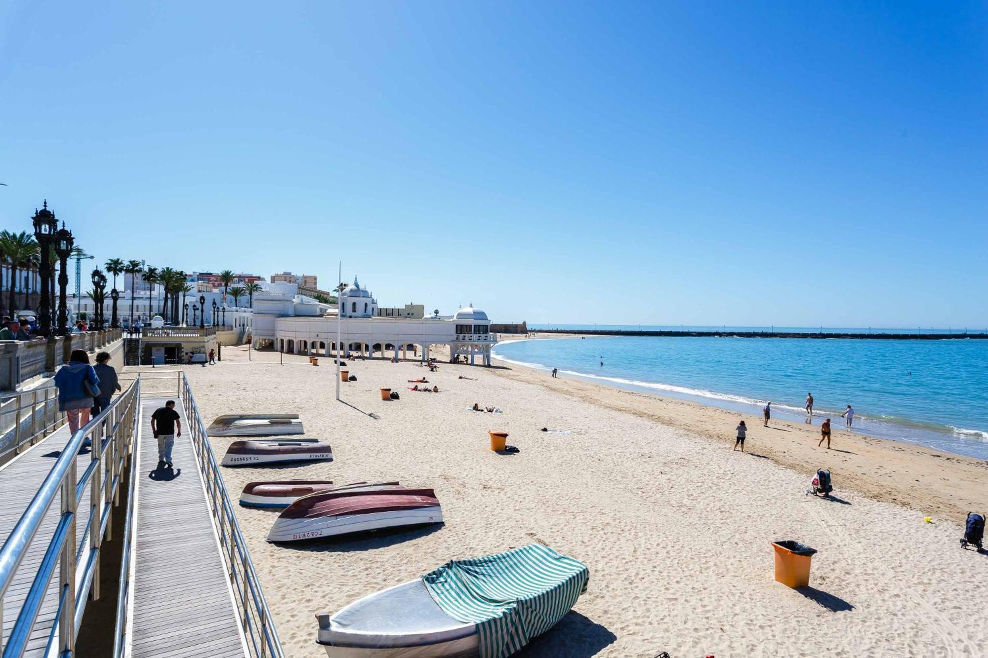 Apartamento Caleta Paradise Cádiz Exterior foto
